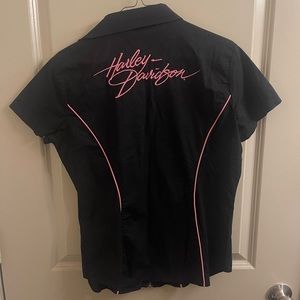 Vintage Harley Davidson Women’s Work Shirt